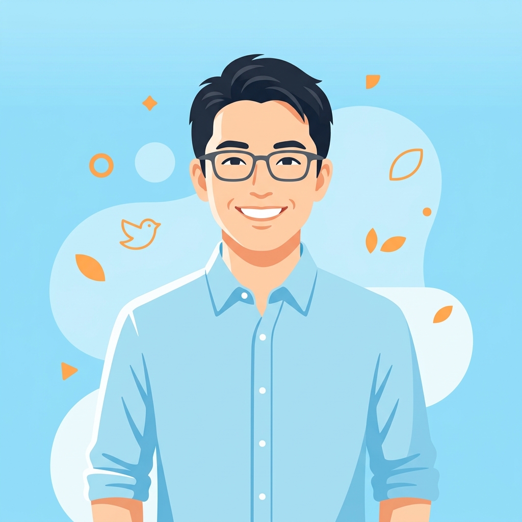 運営者AKのプロフィールイラスト